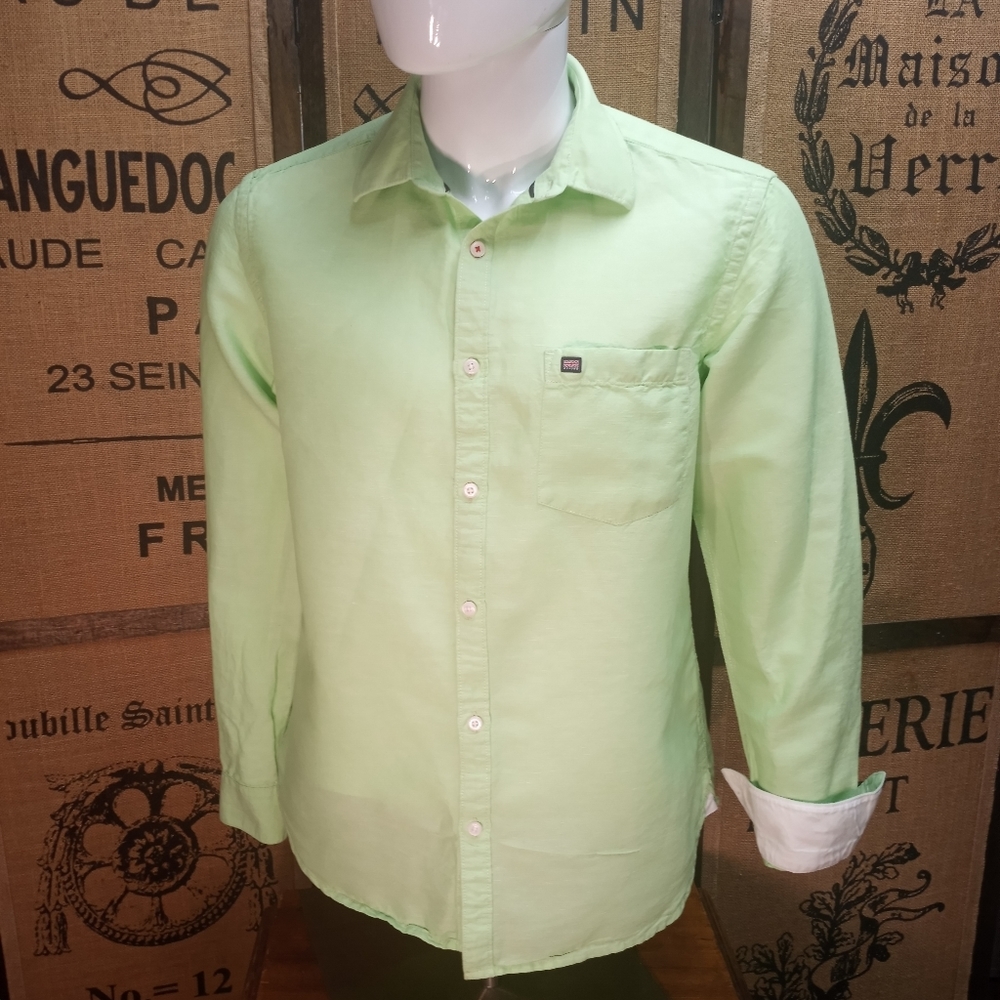 💥Clearance💥 Byford Hampton Linen Shirt, 40/M Slim Fit